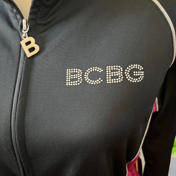 BCBGMAXAZRIA Zip Front Two tone Jacket NEW $199 - Picture 3 of 9